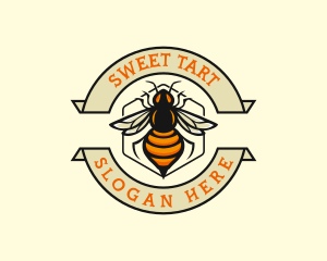  Honeycomb Bee Insect logo design