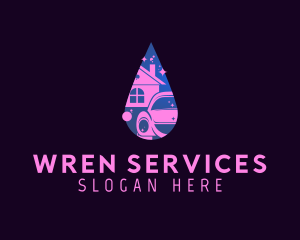 Home Sanitation Service logo design