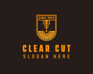 CNC Laser Fabrication logo design