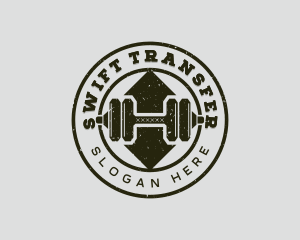 Dumbbell Weightlifting Workout Logo