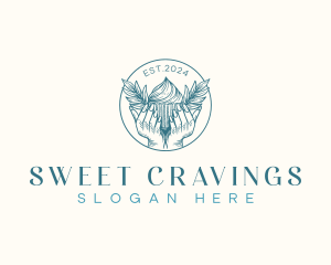 Cupcake Sweets Dessert logo design