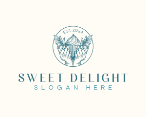 Cupcake Sweets Dessert logo design