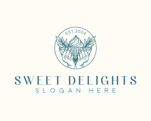 Cupcake Sweets Dessert logo design