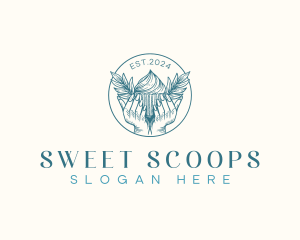 Cupcake Sweets Dessert logo design