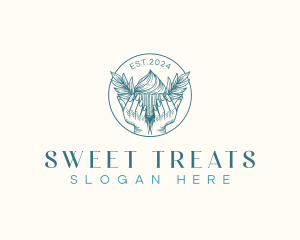 Cupcake Sweets Dessert logo design