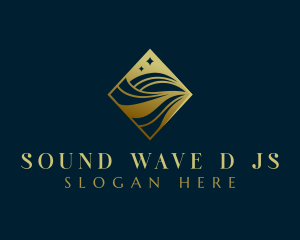 Luxury Premium Wave Firm logo design