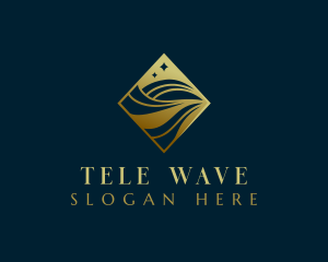 Luxury Premium Wave Firm logo design