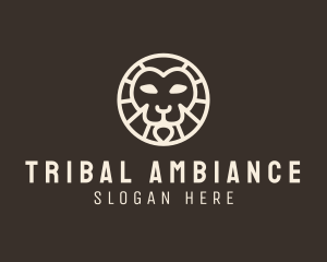 Safari Lion Face logo design