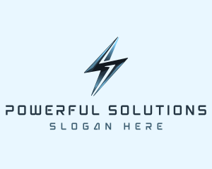 Lightning Bolt Electric logo design