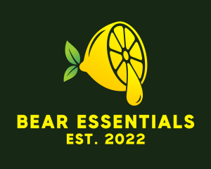 Lemon Essential Oil  logo design