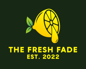 Lemon Essential Oil  logo design