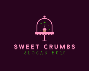 Plant Cupcake Bakery logo design