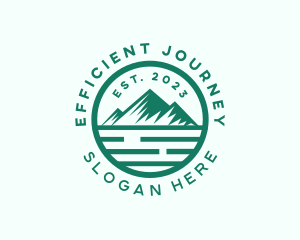 Mountain Nature Camping logo design