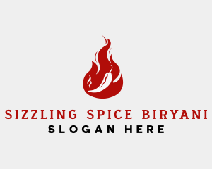 Flame Hot Chili logo design