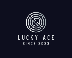 Maze Asian Lucky Charm logo design