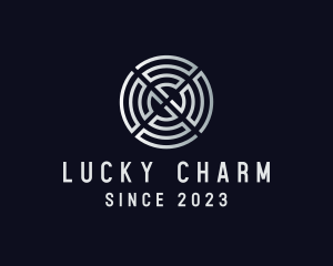 Maze Asian Lucky Charm logo design