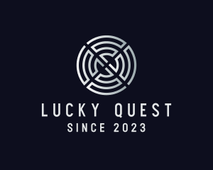 Maze Asian Lucky Charm logo design