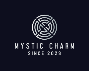 Maze Asian Lucky Charm logo design