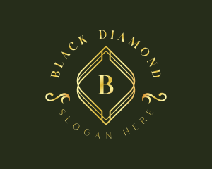 Elegant Geometric Diamond logo design