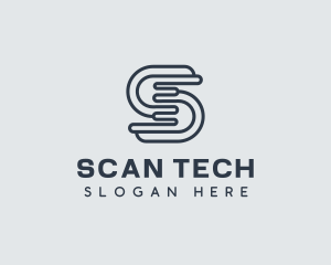 Tech Programmer Letter S logo design