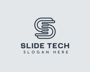 Tech Programmer Letter S logo design