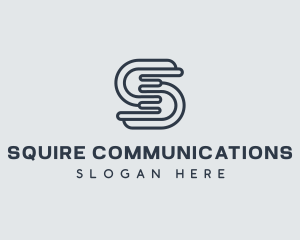 Tech Programmer Letter S logo design