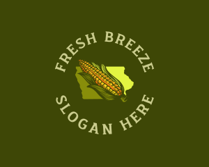 Fresh Iowa Sweet Corn logo design