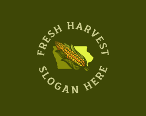 Fresh Iowa Sweet Corn logo design