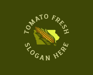 Fresh Iowa Sweet Corn logo design