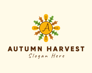 Natural Autumn Leaves  logo