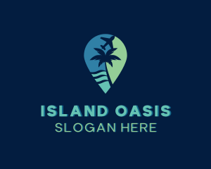 Island Resort Travel logo design