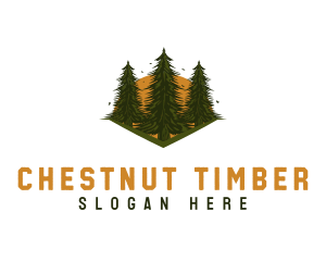 Pine Tree Forestry logo design