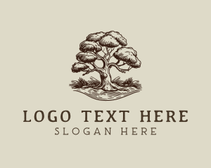 Organic Holistic Tree logo