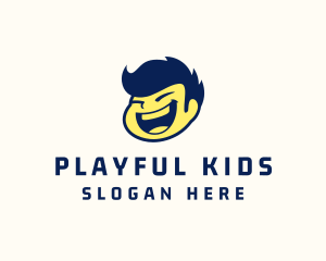 Kid Cartoon Character logo design