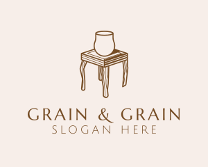 Wooden Furniture Table  logo