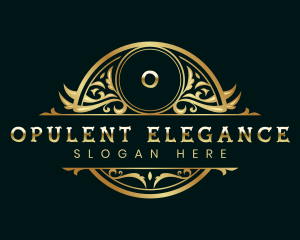 Elegant Floral Ornamental logo design