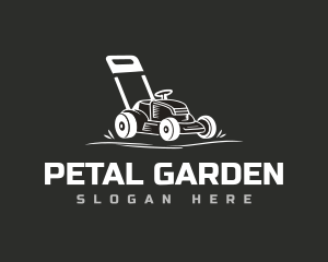 Grass Lawn Mower logo design