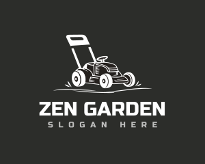 Grass Lawn Mower logo design