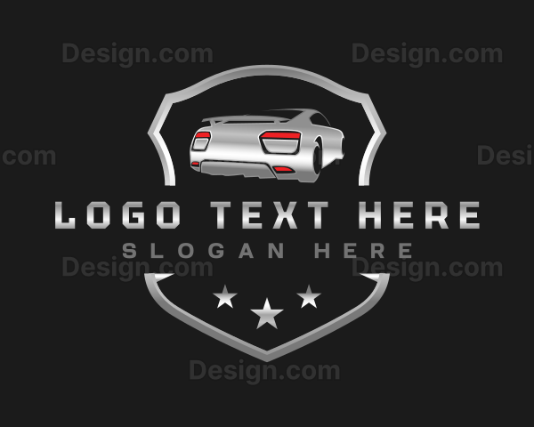 Vehicle Detailing Transportation Logo