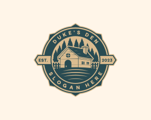 House Forest Property logo design