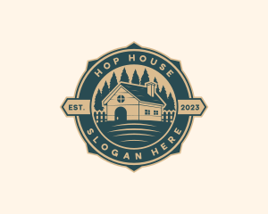 House Forest Property logo design