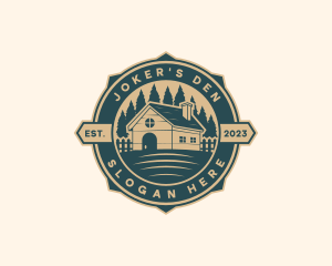 House Forest Property logo design