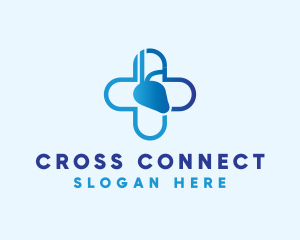 Blue Cross Cardiology logo design