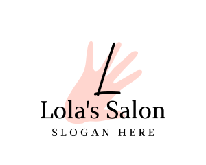 Stylist Hand Beauty Salon  logo design