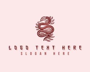 Ornamental Rose Snake logo