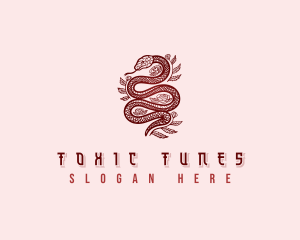 Ornamental Rose Snake logo