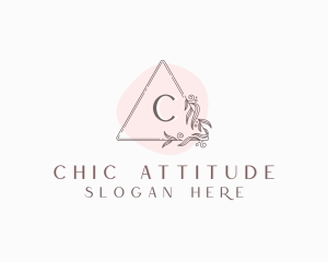 Chic Floral Salon logo design