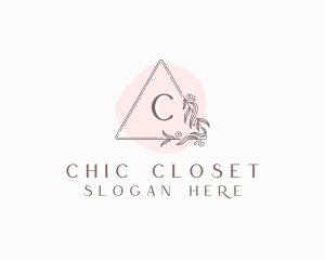 Chic Floral Salon logo design