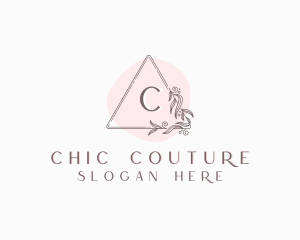 Chic Floral Salon logo design