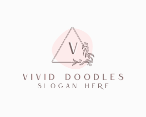 Chic Floral Salon logo design